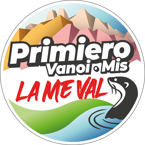Logo dell'Associazione e della lista "La me Val - Primiero Vanoi Mis"